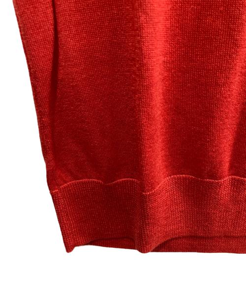 BALENCIAGA（バレンシアガ）BALENCIAGA (バレンシアガ) Vネックニット レッド サイズ:36の古着・服飾アイテム