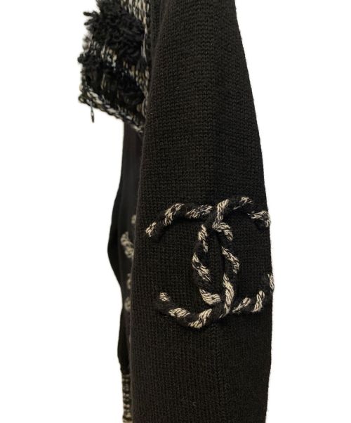 CHANEL（シャネル）CHANEL (シャネル) サイドココマーク雪柄ニット ブラック サイズ:36の古着・服飾アイテム