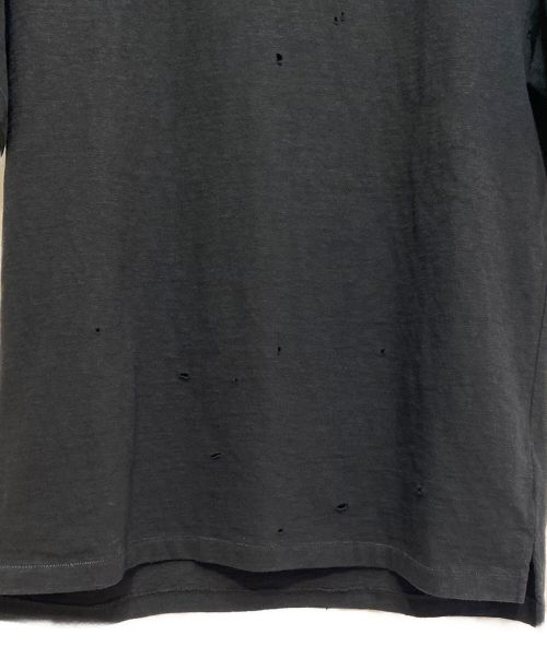 Dior（ディオール）Dior (ディオール) 23AW DIOR COUTURE ダメージ加工Tシャツ ブラック サイズ:Lの古着・服飾アイテム