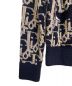 中古・古着 Dior (ディオール) 22AW オブリーク総柄ウールカーディガン ネイビー サイズ:XL：158000円