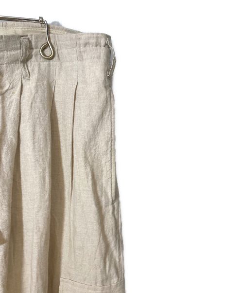 Yohji Yamamoto pour homme（ヨウジヤマモト プールオム）Yohji Yamamoto pour homme (ヨウジヤマモト プールオム) リネンジョッパーズパンツ ベージュ サイズ:2の古着・服飾アイテム