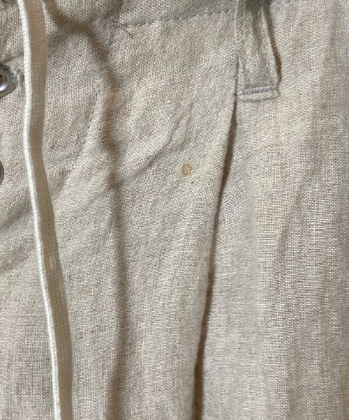 Yohji Yamamoto pour homme（ヨウジヤマモト プールオム）Yohji Yamamoto pour homme (ヨウジヤマモト プールオム) リネンジョッパーズパンツ ベージュ サイズ:2の古着・服飾アイテム