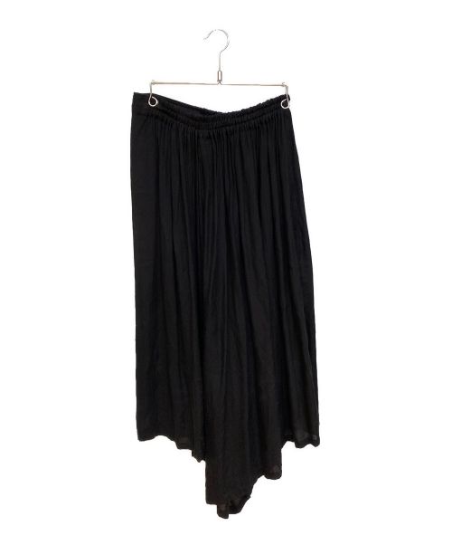 Y's（ワイズ）Y's (ワイズ) アシンメトリーワイドパンツ ブラック サイズ:1の古着・服飾アイテム