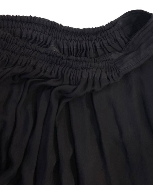 Y's（ワイズ）Y's (ワイズ) アシンメトリーワイドパンツ ブラック サイズ:1の古着・服飾アイテム