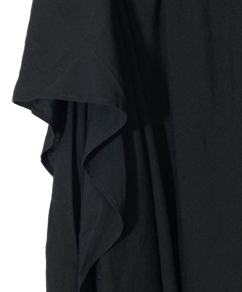 Y's（ワイズ）Y's (ワイズ) RAYON BROAD FRONT TIGHTENING PANTS ブラック サイズ:1 未使用品の古着・服飾アイテム
