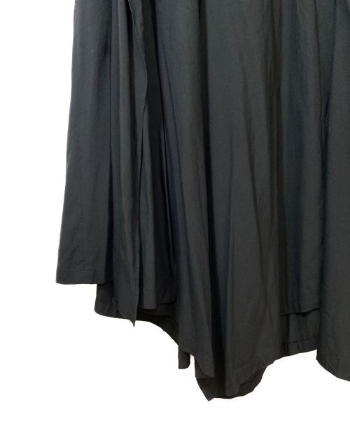 Y's（ワイズ）Y's (ワイズ) RAYON BROAD FRONT TIGHTENING PANTS ブラック サイズ:1 未使用品の古着・服飾アイテム