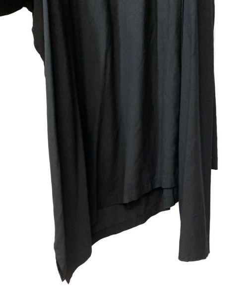 Y's（ワイズ）Y's (ワイズ) RAYON BROAD FRONT TIGHTENING PANTS ブラック サイズ:1 未使用品の古着・服飾アイテム