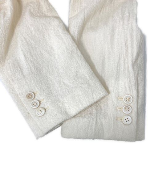 COMME des GARCONS（コムデギャルソン）COMME des GARCONS (コムデギャルソン) テーラードジャケット アイボリー サイズ:Mの古着・服飾アイテム