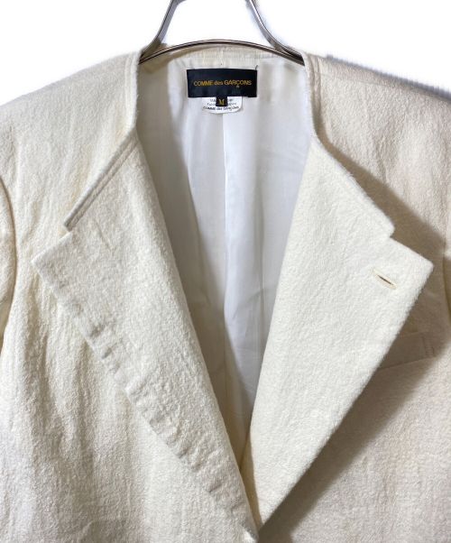 COMME des GARCONS（コムデギャルソン）COMME des GARCONS (コムデギャルソン) テーラードジャケット アイボリー サイズ:Mの古着・服飾アイテム