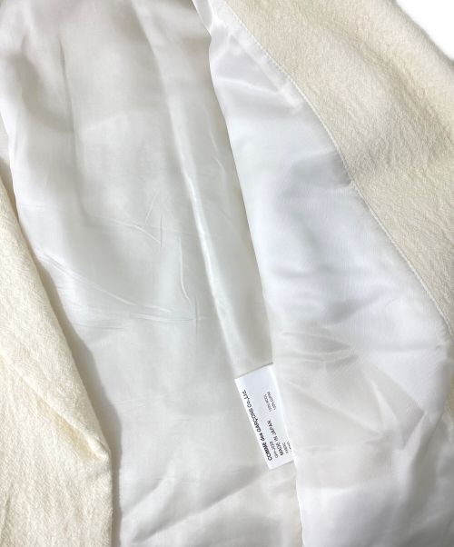 COMME des GARCONS（コムデギャルソン）COMME des GARCONS (コムデギャルソン) テーラードジャケット アイボリー サイズ:Mの古着・服飾アイテム