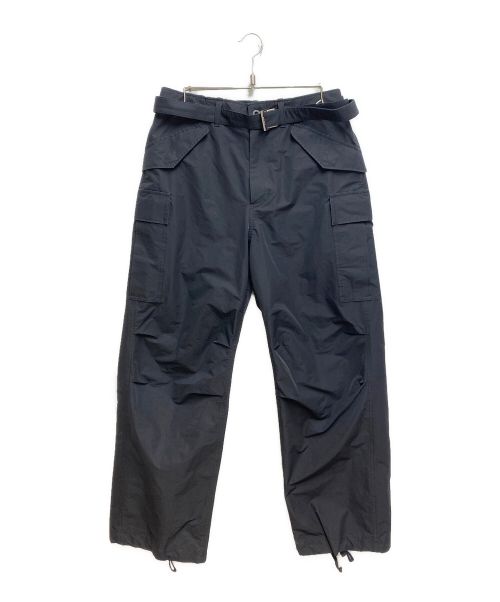 sacai（サカイ）sacai (サカイ) 22AW ミリタリーカーゴパンツ ブラック サイズ:2の古着・服飾アイテム