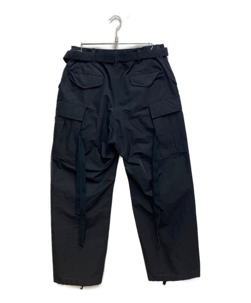 sacai（サカイ）sacai (サカイ) 22AW ミリタリーカーゴパンツ ブラック サイズ:2の古着・服飾アイテム