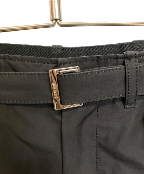 sacai（サカイ）sacai (サカイ) 22AW ミリタリーカーゴパンツ ブラック サイズ:2の古着・服飾アイテム
