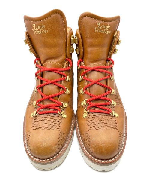 LOUIS VUITTON（ルイ ヴィトン）LOUIS VUITTON (ルイ ヴィトン) NIGO (二ゴー) アルピニスト ライン アンクルブーツ ブラウン サイズ:7の古着・服飾アイテム