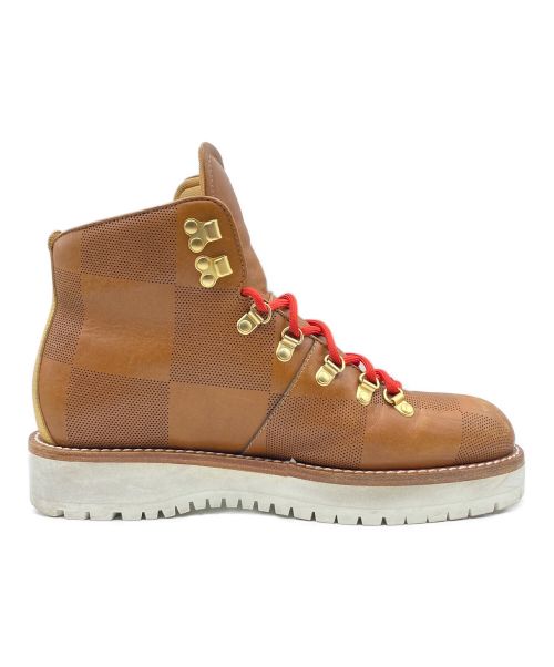 LOUIS VUITTON（ルイ ヴィトン）LOUIS VUITTON (ルイ ヴィトン) NIGO (二ゴー) アルピニスト ライン アンクルブーツ ブラウン サイズ:7の古着・服飾アイテム