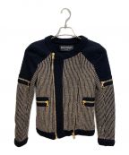 BALMAINバルマン）の古着「ジップアップジャケット」｜ブラック