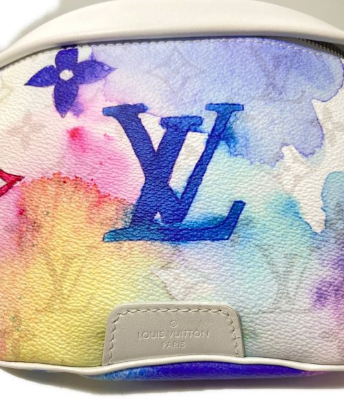 LOUIS VUITTON（ルイ ヴィトン）LOUIS VUITTON (ルイ ヴィトン) ウォーターカラー ディスカバリー・バムバッグPM ホワイト サイズ:PMの古着・服飾アイテム