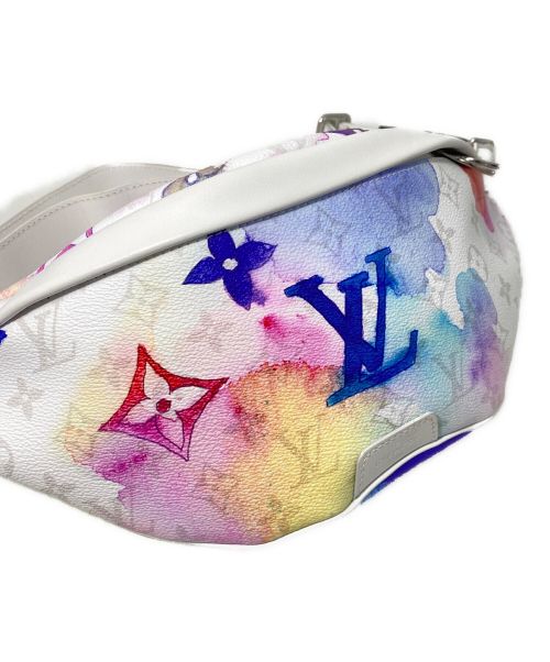 LOUIS VUITTON（ルイ ヴィトン）LOUIS VUITTON (ルイ ヴィトン) ウォーターカラー ディスカバリー・バムバッグPM ホワイト サイズ:PMの古着・服飾アイテム