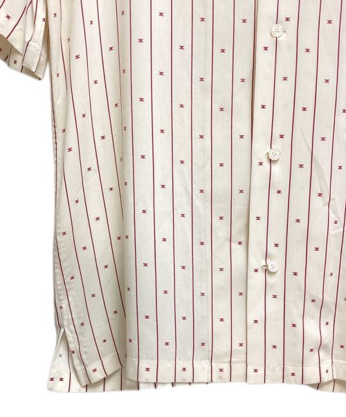 CELINE（セリーヌ）CELINE (セリーヌ) 23AW hawaiian shirt in printed viscose（プリントビスコースハワイアンシャツ） アイボリー サイズ:36の古着・服飾アイテム