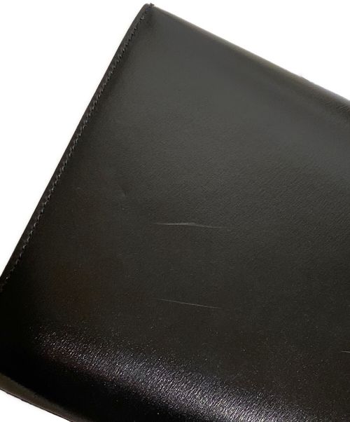 CELINE（セリーヌ）CELINE (セリーヌ) プリント アシンメトリック クラッチバッグ ブラックの古着・服飾アイテム