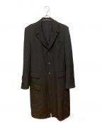 REGULATION Yohji Yamamotoレギュレーションヨウジヤマモト）の古着「ウールギャバジンドクターコート」｜ブラック