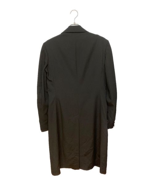 REGULATION Yohji Yamamoto（レギュレーションヨウジヤマモト）REGULATION Yohji Yamamoto (レギュレーションヨウジヤマモト) ウールギャバジンドクターコート ブラック サイズ:2の古着・服飾アイテム