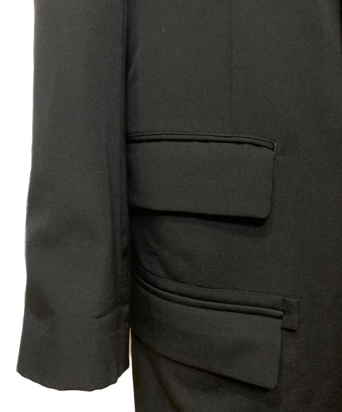 REGULATION Yohji Yamamoto（レギュレーションヨウジヤマモト）REGULATION Yohji Yamamoto (レギュレーションヨウジヤマモト) ウールギャバジンドクターコート ブラック サイズ:2の古着・服飾アイテム