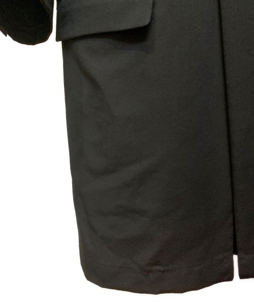 REGULATION Yohji Yamamoto（レギュレーションヨウジヤマモト）REGULATION Yohji Yamamoto (レギュレーションヨウジヤマモト) ウールギャバジンドクターコート ブラック サイズ:2の古着・服飾アイテム