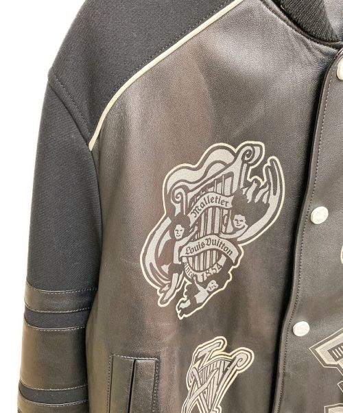 LOUIS VUITTON（ルイ ヴィトン）LOUIS VUITTON (ルイ ヴィトン) バーシティブルゾン ブラック サイズ:50の古着・服飾アイテム