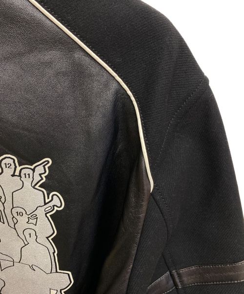LOUIS VUITTON（ルイ ヴィトン）LOUIS VUITTON (ルイ ヴィトン) バーシティブルゾン ブラック サイズ:50の古着・服飾アイテム