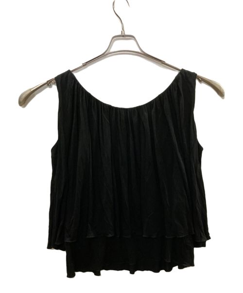 DEUXIEME CLASSE（ドゥーズィエム クラス）DEUXIEME CLASSE (ドゥーズィエム クラス) Duplex ブラウス ブラック サイズ:表記無しの古着・服飾アイテム