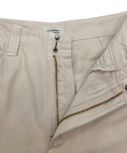 Citizens of humanity（シチズンズオブヒューマニティ）Citizens of humanity (シチズンズオブヒューマニティ) PALOMA TROUSERS アイボリー サイズ:w25の古着・服飾アイテム