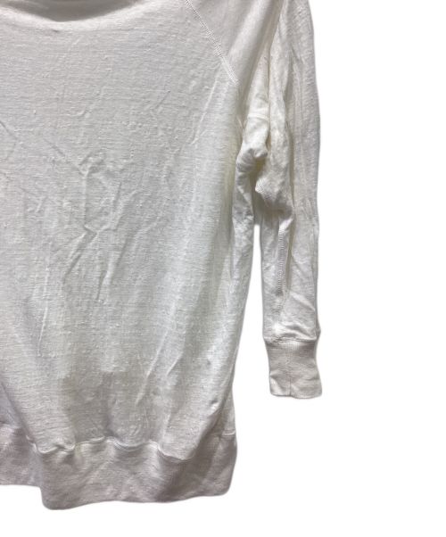 OUTIL（ウティ）OUTIL (ウティ) リネンカットソー ホワイトの古着・服飾アイテム