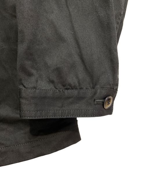 WILDSIDE YOHJI YAMAMOTO（ワイルドサイド ヨウジ ヤマモト）WILDSIDE YOHJI YAMAMOTO (ワイルドサイド ヨウジ ヤマモト) Cotton Chino 5B Shirt Jacket ブラック サイズ:3の古着・服飾アイテム