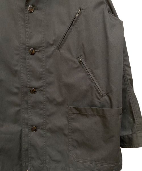 WILDSIDE YOHJI YAMAMOTO（ワイルドサイド ヨウジ ヤマモト）WILDSIDE YOHJI YAMAMOTO (ワイルドサイド ヨウジ ヤマモト) T/C Twill 5B Shirt Jacket ブラック サイズ:3の古着・服飾アイテム