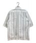 JIL SANDER (ジルサンダー) SILENCE STRIPED COTTON-POPLIN SHIRT （サイレンス ストライプ コットン ポプリンシャツ） ホワイト サイズ:38：28000円
