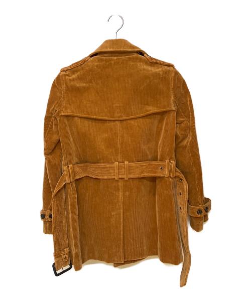 Saint Laurent Paris（サンローランパリ）Saint Laurent Paris (サンローランパリ) コーデュロイPコート ブラウン サイズ:34の古着・服飾アイテム