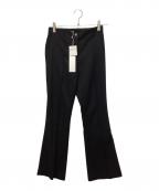 HELMUT LANGヘルムートラング）の古着「CROPPED FLARE PANT/クロップドフレアパンツ」｜ブラック