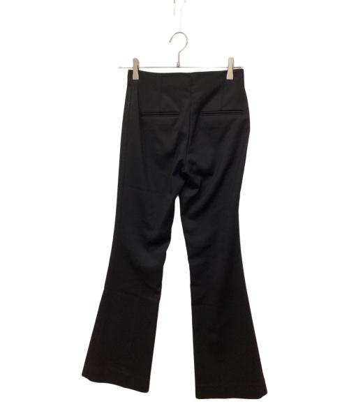 HELMUT LANG（ヘルムートラング）HELMUT LANG (ヘルムートラング) CROPPED FLARE PANT/クロップドフレアパンツ ブラックの古着・服飾アイテム
