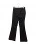 HELMUT LANG (ヘルムートラング) CROPPED FLARE PANT/クロップドフレアパンツ ブラック：4000円