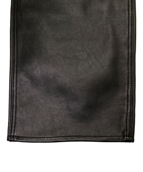 SUPREME（シュプリーム）SUPREME (シュプリーム) Leather Double Knee Painter Pants ブラック サイズ:30 未使用品の古着・服飾アイテム