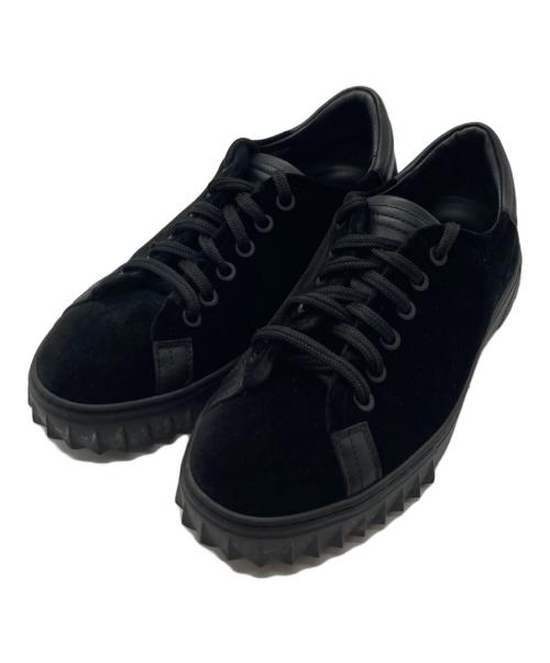 Salvatore Ferragamo（サルヴァトーレ フェラガモ）Salvatore Ferragamo (サルヴァトーレ フェラガモ) ローカットスニーカー ブラック サイズ:5の古着・服飾アイテム