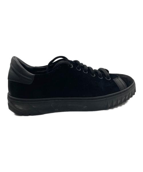 Salvatore Ferragamo（サルヴァトーレ フェラガモ）Salvatore Ferragamo (サルヴァトーレ フェラガモ) ローカットスニーカー ブラック サイズ:5の古着・服飾アイテム