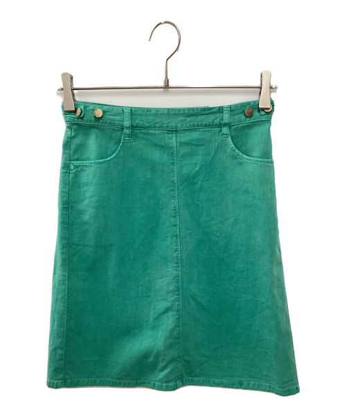MM6 Maison Margiela（エムエムシックスメゾンマルジェラ）MM6 Maison Margiela (エムエムシックス メゾンマルジェラ) 巻きスカート グリーン サイズ:SIZE91cmの古着・服飾アイテム