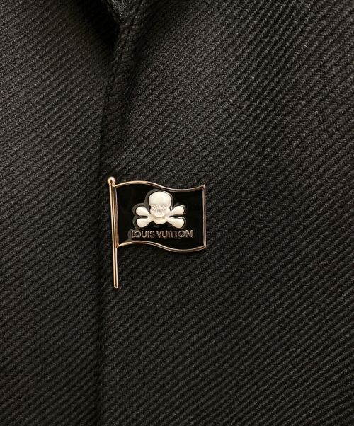 LOUIS VUITTON（ルイ ヴィトン）LOUIS VUITTON (ルイ ヴィトン) チェスターコート ブラック サイズ:48の古着・服飾アイテム