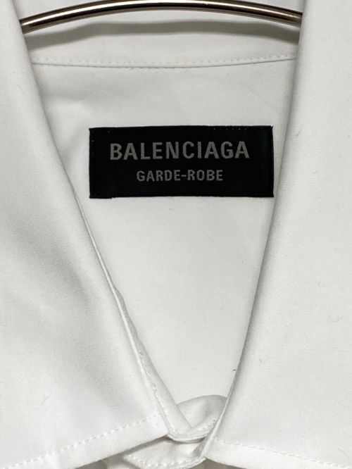 BALENCIAGA（バレンシアガ）BALENCIAGA (バレンシアガ) コクーンシャツ ホワイト サイズ:38の古着・服飾アイテム