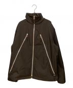 BOTTEGA VENETAボッテガベネタ）の古着「21AW テクニカルジップジャケット」｜ブラウン