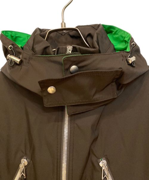 BOTTEGA VENETA（ボッテガベネタ）BOTTEGA VENETA (ボッテガベネタ) 21AW テクニカルジップジャケット ブラウン サイズ:Lの古着・服飾アイテム