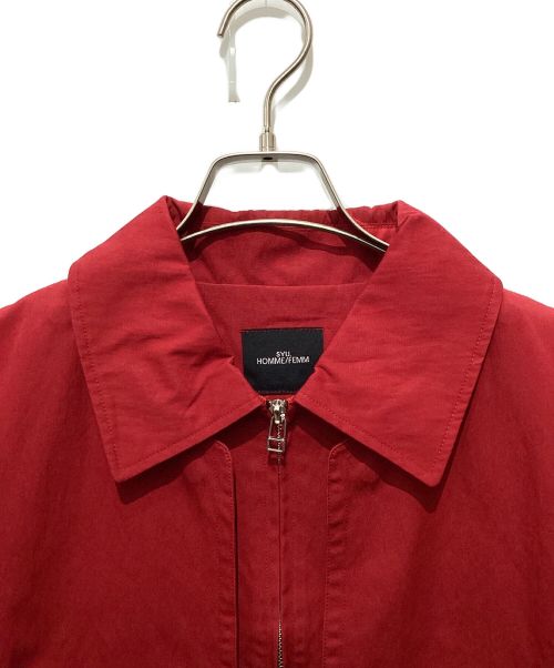 SYU.（シュウ）SYU. (シュウ) Docking vest shirts　ドッキングベストシャツ レッド サイズ:２の古着・服飾アイテム