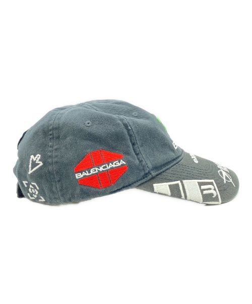 BALENCIAGA（バレンシアガ）BALENCIAGA (バレンシアガ) Gamer cap ブラック サイズ:59cmの古着・服飾アイテム